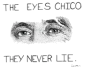 Gözler ★ The Eyes Chico They Never Lie, Scarface, Yaralı Yüz, Al Pacino Efsane Film (Geçici Dövme)