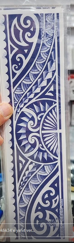 Tribal ★ Şerit (Yarı Kalıcı Dövme)