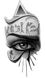 Gözler ★ Ra Kadın Gözü Mısır Mitolojisi (Geçici Dövme)