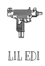 Silahlar ★ Hafif Makineli Tüfek Uzi ve Lil Edi (Geçici Dövme)