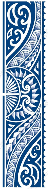 Tribal ★  Şerit Modeli (Yarı Kalıcı Dövme)