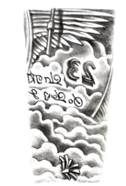 Doğa ★ 23 Yirmi Üç Bulut Modeli (Geçici Dövme)