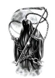 Efsanevi ★ Azrail, Ölüm Modeli (Geçici Dövme)