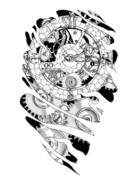 Nesne ★ Beyaz Saat Modeli (Geçici Dövme)