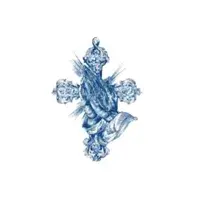 Eller ★ Haçlı Dua Eden El Kartel Model (Yarı Kalıcı Dövme)