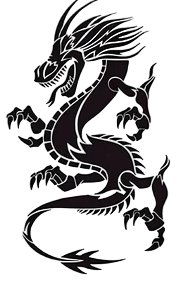 Efsanevi ★ Çin Ejderhası Sade Model (Geçici Dövme)