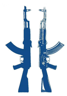 Silahlar ★ Çifte Ak-47, Keleş, Kalaşnikof, Rus Yapımı Taaruz Tüfeği (Yarı Kalıcı Dövme)
