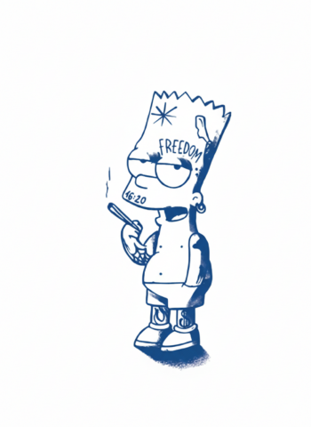 Efsanevi ★ Ergen Simpson (Yarı Kalıcı Dövme)