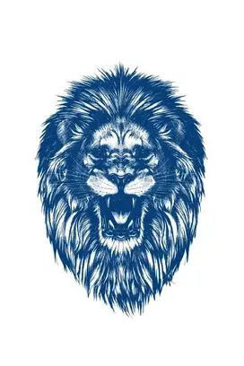 Yırtıcılar ★ Yaşlanmış Aslan (Yarı Kalıcı Dövme)