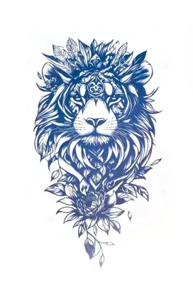 Yırtıcılar ★ Kraliçe Aslan (Yarı Kalıcı Dövme)