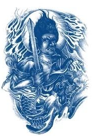 Efsanevi ★ Çin Şövalyesi ve Ejderha (Yarı Kalıcı Dövme)