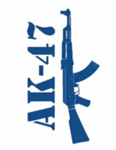Silahlar ★ Rus Yapımı Taaruz Tüfeği AK-47 Kalashnikov Keleş Modeli (Yarı Kalıcı Dövme)