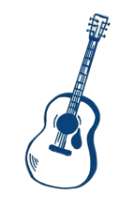 Müzik ★ Akustik Gitar ve Gözyaşı (Yarı kalıcı Dövme)