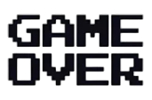 Yazılılar ★ Game Over Retro Oyun Tarzı (Yarı Kalıcı Dövme)