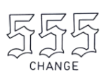 Sembol ★ 555, Beş Yüz Elli Beş Change Melek Sayısı (Yarı Kalıcı Dövme)