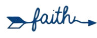 Yazılılar ★ Faith Ok Modeli (Yarı Kalıcı Dövme)