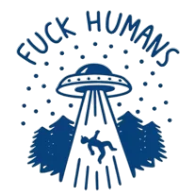 Uzay ★ Uzaylılar Fuck Humans Ufo (Yarı Kalıcı Dövme)