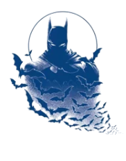 Efsanevi ★ Batman, Yarasa Adam (Yarı Kalıcı Dövme)