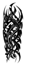 Tribal ★ Dikenli Tribal (Geçici Dövme)
