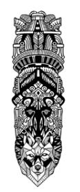 Tribal ★ Tilki Geometrik Model (Geçici Dövme)