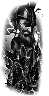 Efsanevi ★ Viking Baba, Çocukları (Geçici Dövme)