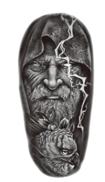 Mitolojik ★ Odin ve Kartalı (Geçici Dövme)