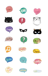Karmaşık ★ Çoklu Renkli Emoji Modeli (Geçici Dövme)