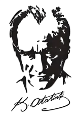 Efsanevi ★ Kemal Atatürk İmzası ve Ulu Önder Mustafa Kemal Atatürk Önderimin Yüzü (Geçici Dövme)