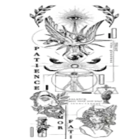 KOL BOY GEÇİCİ DÖVME 48x18